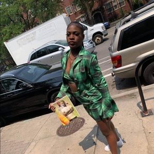 Green and black 3pc set